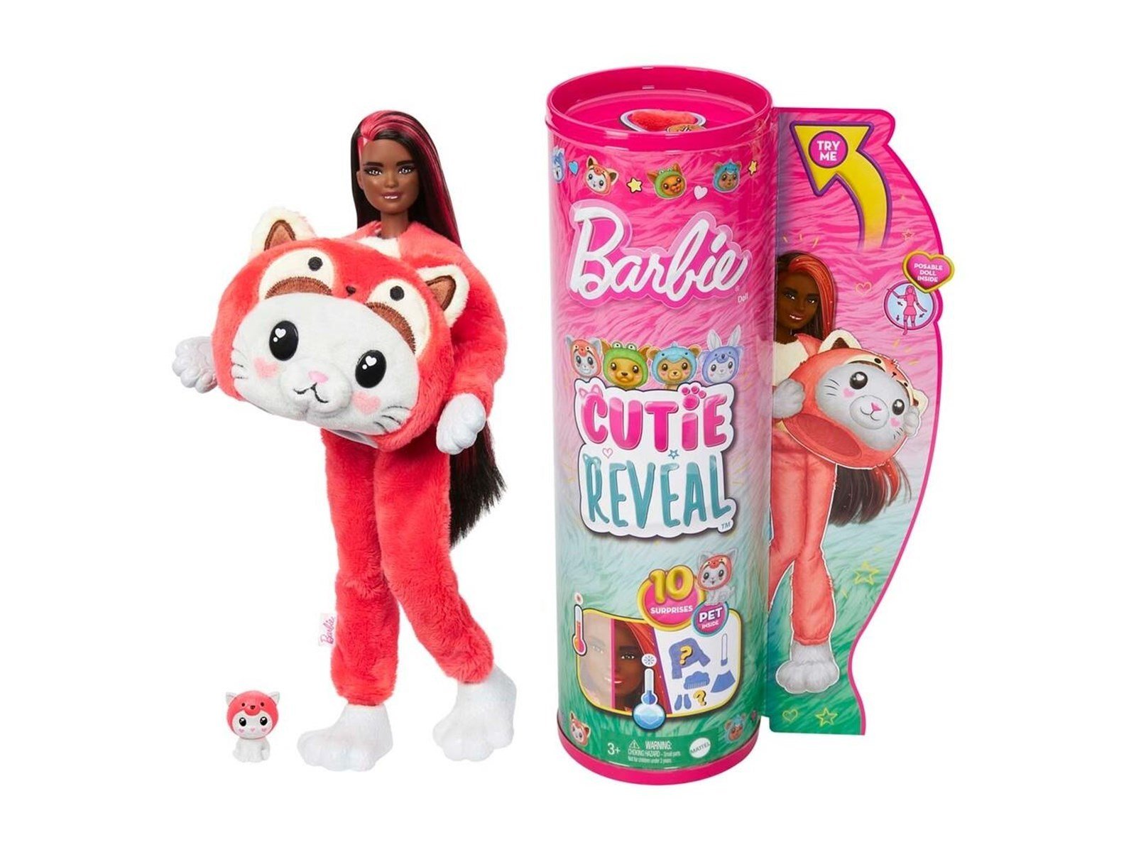 Barbie Cutie Reveal Costume Kitty Red Panda Barbie Cutie Reveal Costume Kitty Red Panda